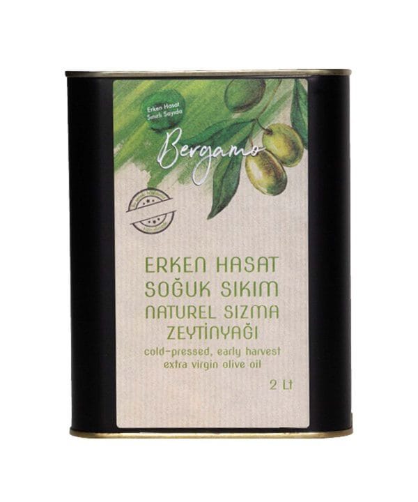Bergamo 2lt soğuk sıkım zeytinyağı