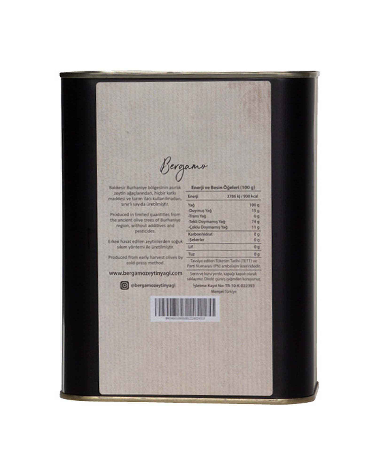2 lt Erken Hasat Soğuk Sıkım Zeytinyağı 2 Bergamo 2lt soğuk sıkım zeytinyağı